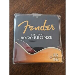 Fender Guitar Strings 6 String Ball End 70M 80/20 Bronze 13 56